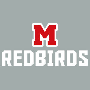 Mayo Redbirds Girls Basketball Design 1 on a - Core Fleece Pullover Hooded Sweatshirt Design