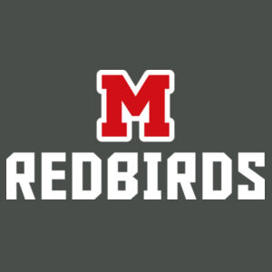 Mayo Redbirds Girls Basketball Design 1 on a - Dri FIT Cotton/Poly Tee Design