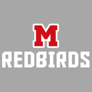 Mayo Redbirds Girls Basketball Design 1 on a - Powerblend ® Pullover Hoodie Design