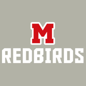 Mayo Redbirds Girls Basketball Design 1 on a - Club Fleece Sleeve Swoosh Pullover Hoodie Design