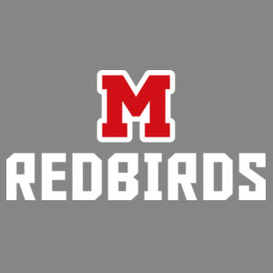 Mayo Redbirds Girls Basketball Design 1 on a - Adult CVC Long Sleeve Tee Design