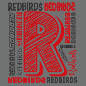 Mayo Redbirds Girls Basketball Design 2 on a - Perfect Tri ® Tee Design