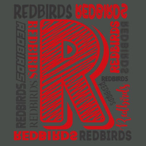 Mayo Redbirds Girls Basketball Design 2 on a - Dri FIT Cotton/Poly Tee Design