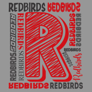 Mayo Redbirds Girls Basketball Design 2 on a - V.I.T. Fleece Crew Design