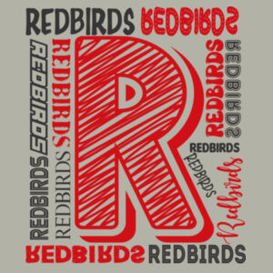 Mayo Redbirds Girls Basketball Design 2 on a - Club Fleece Sleeve Swoosh Pullover Hoodie Design
