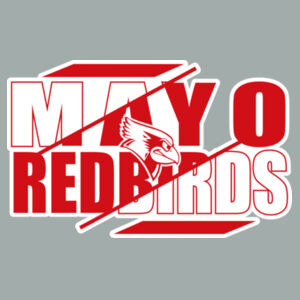 Mayo Redbirds Girls Basketball Design 3 on a - Core Fleece Crewneck Sweatshirt Design