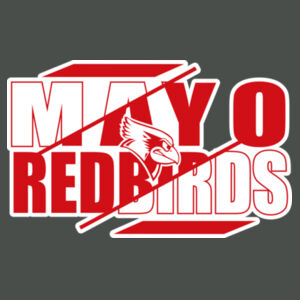 Mayo Redbirds Girls Basketball Design 3 on a - Dri FIT Cotton/Poly Tee Design