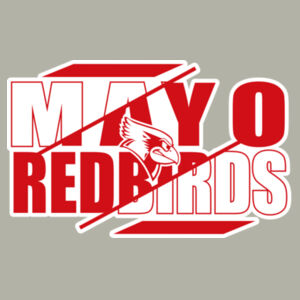 Mayo Redbirds Girls Basketball Design 3 on a - Club Fleece Sleeve Swoosh Pullover Hoodie Design
