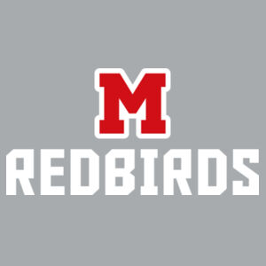 Mayo Redbirds Girls Basketball Design 1 on a - Youth Core Fleece Pullover Hooded Sweatshirt Design