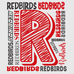 Mayo Redbirds Girls Basketball Design 2 on a  - Youth Swoosh Sleeve rLegend Tee Design