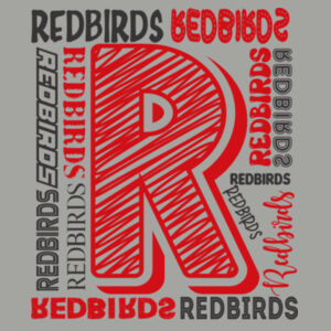 Mayo Redbirds Girls Basketball Design 2 on a  - Youth PosiCharge ® Competitor Tee Design