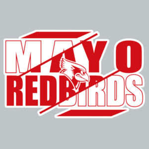 Mayo Redbirds Girls Basketball Design 3 on a - Youth V.I.T. Fleece Crew Design