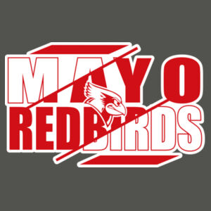 Mayo Redbirds Girls Basketball Design 3 on a - Youth Swoosh Sleeve rLegend Tee Design