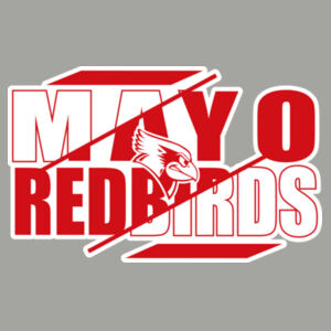 Mayo Redbirds Girls Basketball Design 3 on a - Youth PosiCharge ® Competitor Tee Design