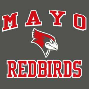 Mayo Redbirds Girls Basketball Design 4 on a - Youth Swoosh Sleeve rLegend Tee Design