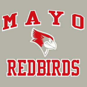 Mayo Redbirds Girls Basketball Design 4 on a - Club Fleece Sleeve Swoosh Pullover Hoodie Design