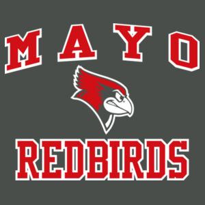 Mayo Redbirds Girls Basketball Design 4 on a - Dri FIT Cotton/Poly Tee Design