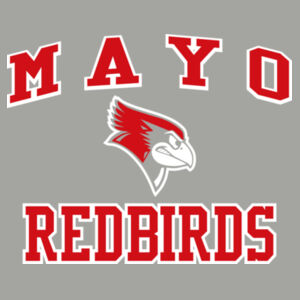 Mayo Redbirds Girls Basketball Design 4 on a - PosiCharge ® Competitor Tee Design