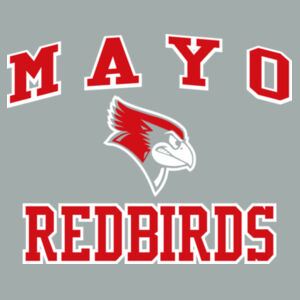 Mayo Redbirds Girls Basketball Design 4 on a - Core Fleece Crewneck Sweatshirt Design
