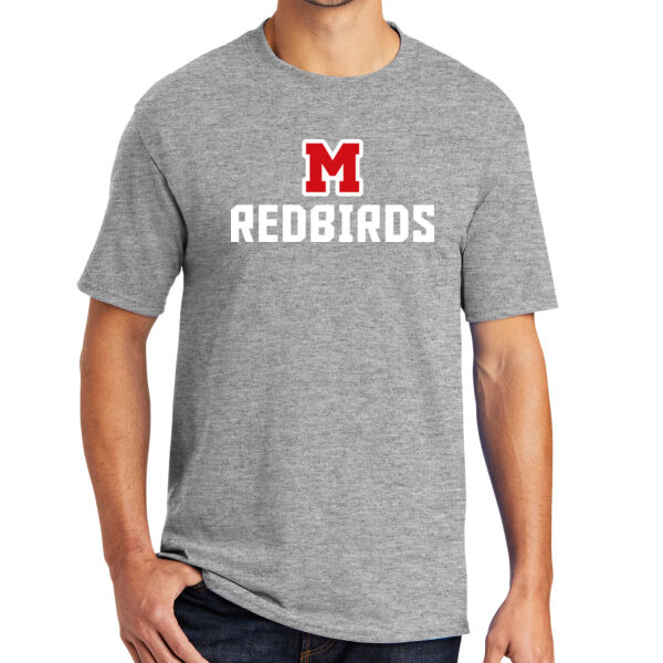 Mayo Redbirds Girls Basketball Design 1 on a - 50/50 Core Blend Tee Thumbnail