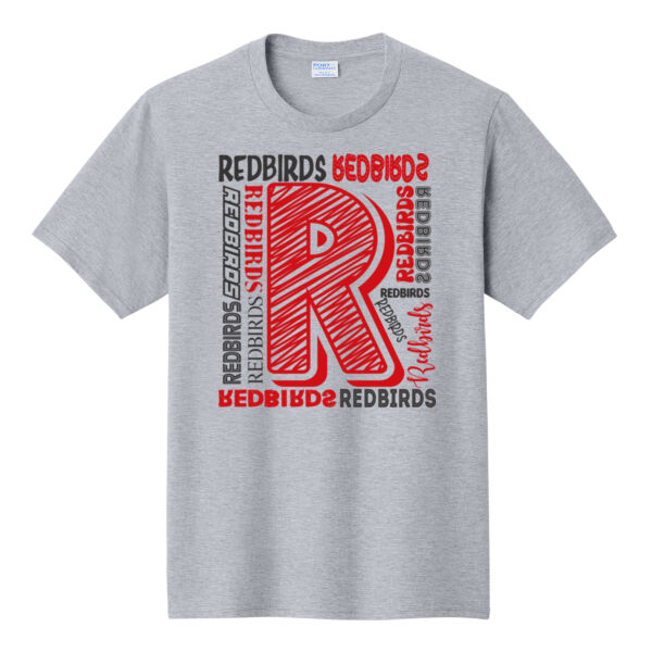 Mayo Redbirds Girls Basketball Design 2 on a - Fan Favorite Tee Thumbnail