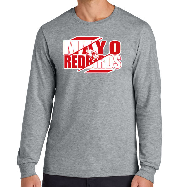 Mayo Redbirds Girls Basketball Design 3 on a - Classics Unisex Cotton Long Sleeve T Shirt Thumbnail