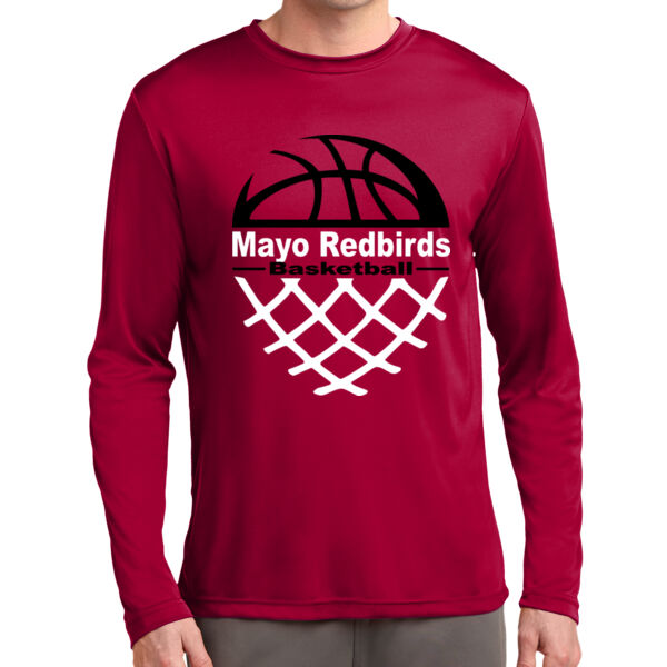 Shooting Shirt with Name & Number on Back - Long Sleeve PosiCharge ® Competitor Tee Thumbnail