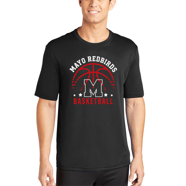 Team Shirt - Mayo Redbirds Girls Basketball on a - PosiCharge ® Competitor Tee Thumbnail