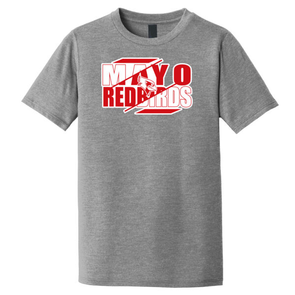 Mayo Redbirds Girls Basketball Design 3 on a - Youth Perfect Tri ® Tee Thumbnail
