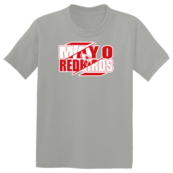 Mayo Redbirds Girls Basketball Design 3 on a - Youth PosiCharge ® Competitor Tee Thumbnail