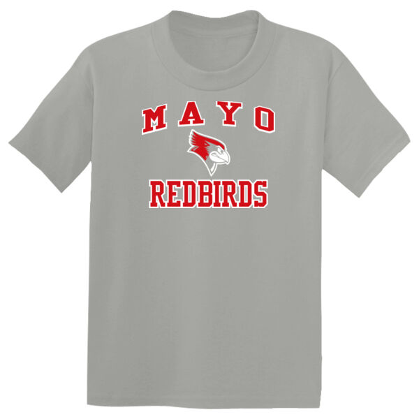 Mayo Redbirds Girls Basketball Design 4 on a - Youth PosiCharge ® Competitor Tee Thumbnail