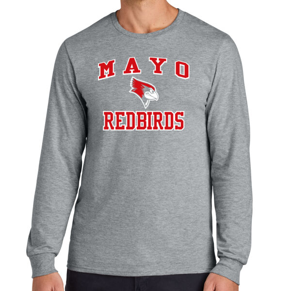 Mayo Redbirds Girls Basketball Design 4 on a - Classics Unisex Cotton Long Sleeve T Shirt Thumbnail